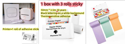 Portable Mini Thermal Label Printer Bluetooth