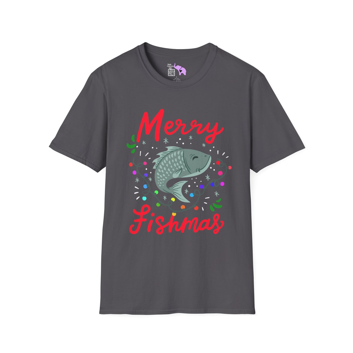 Merry Fishmas (Fish) Adult T-shirt
