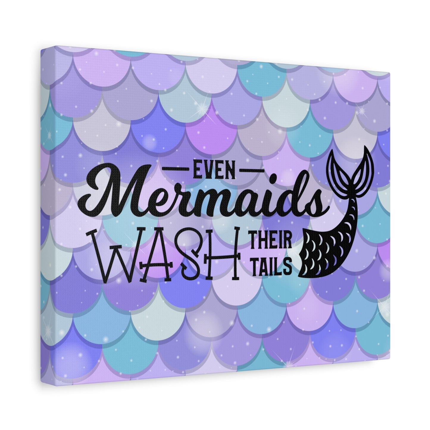 Even Mermaids Wash Their Tails 2 Canvas Art