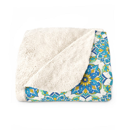 Porto Breeze Sherpa Fleece Blanket