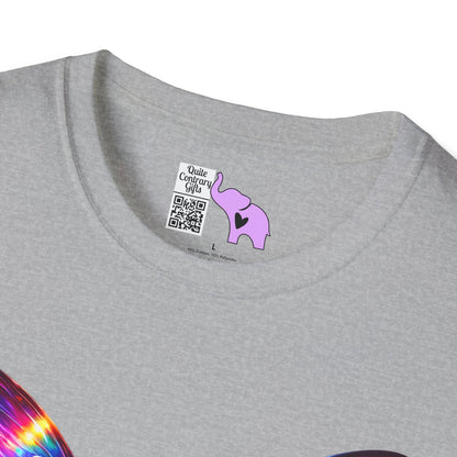 Colorful Butterfly & Flowers Adult T-shirt