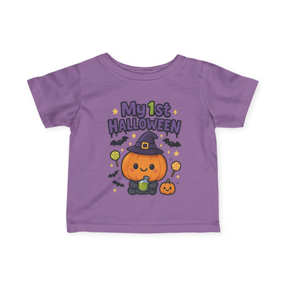 My 1st Halloween (Cute Pumpkin) Infant Soft T-Shirt