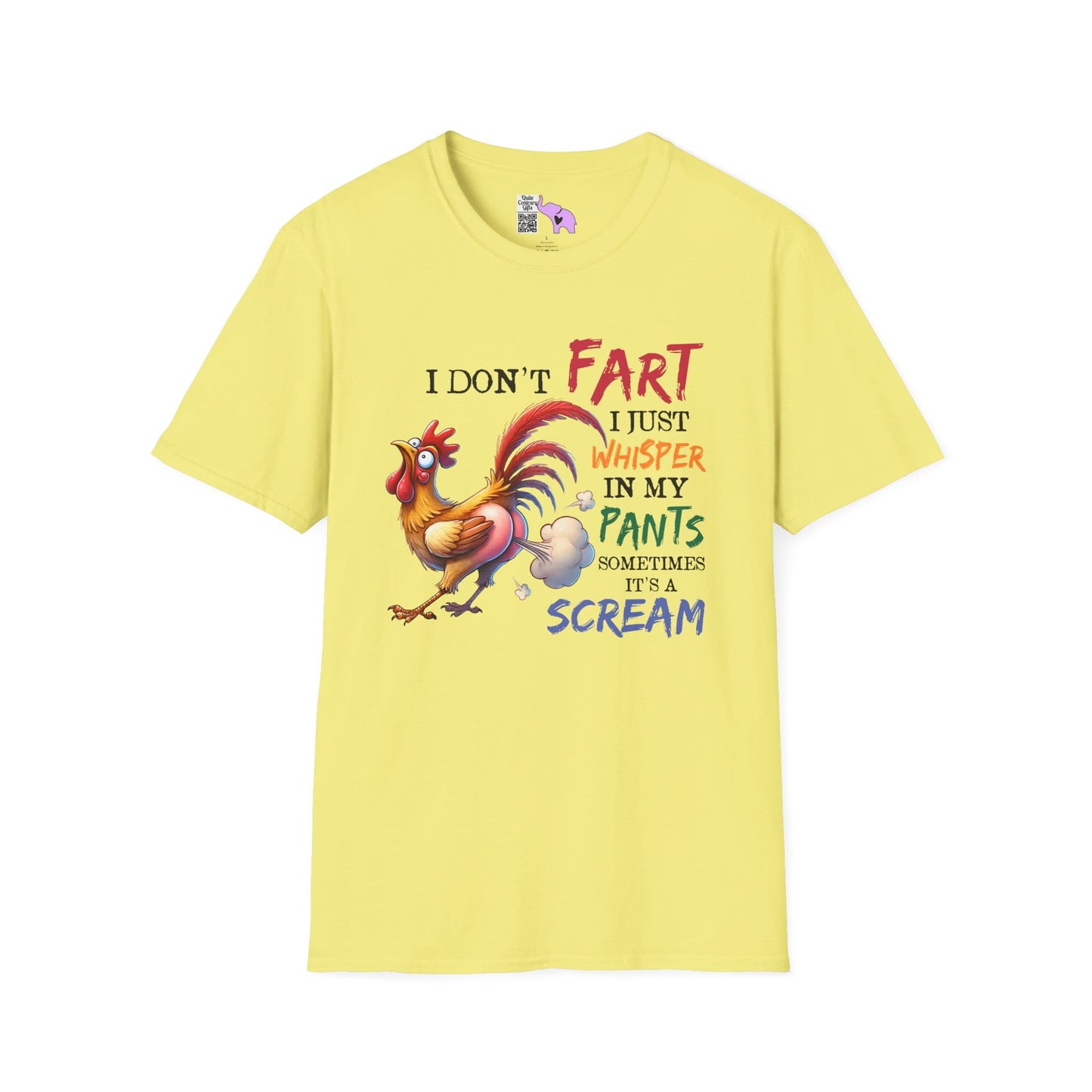 I Don't Fart I Just Whisper in my Pants... Adult T-shirt