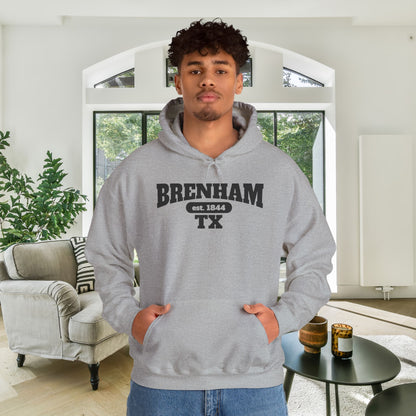 Brenham Tx Est. 1844 Adult Heavy Blend™ Hoodie