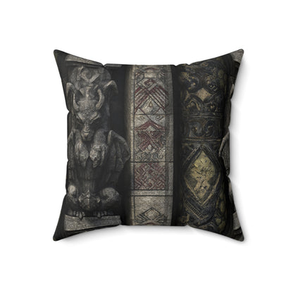 Guardians of the Spire Throw Pillow