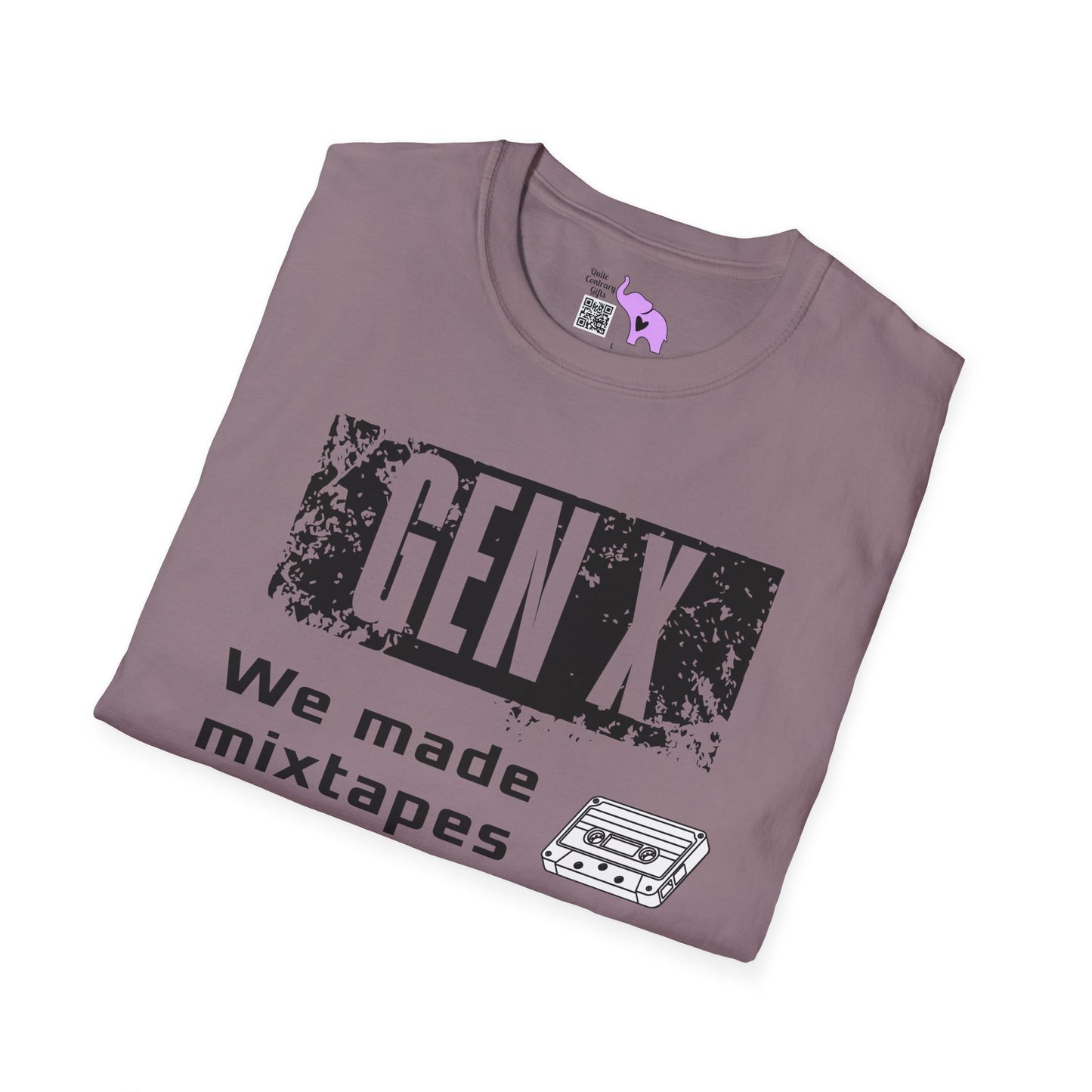 Gen X We Made Mixtapes Not Tiktoks Adult T-shirt