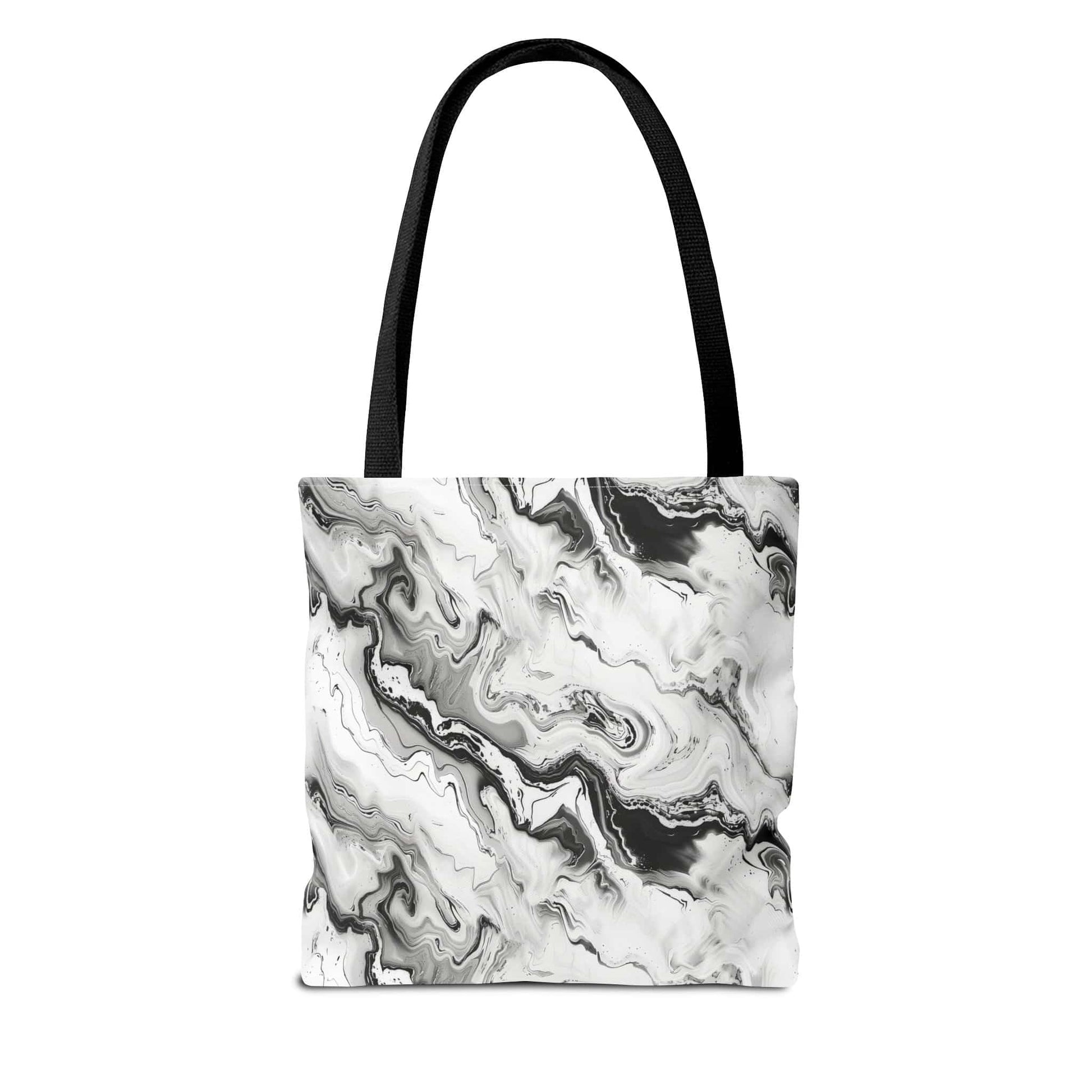 Frost Veil Marble Canvas Tote Bag