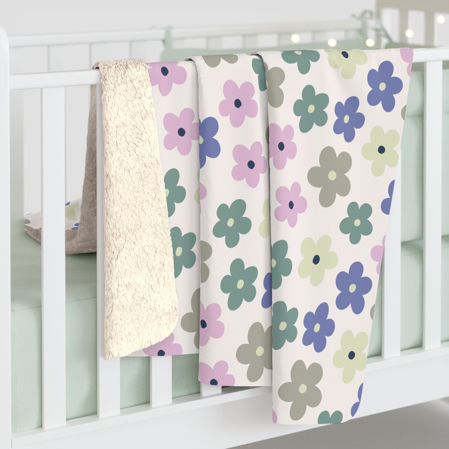 Earthbound Blooms Fleece Blanket