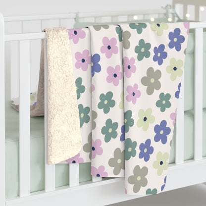 Earthbound Blooms Fleece Blanket