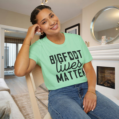 Bigfoot Lives Matter Adult T-shirt