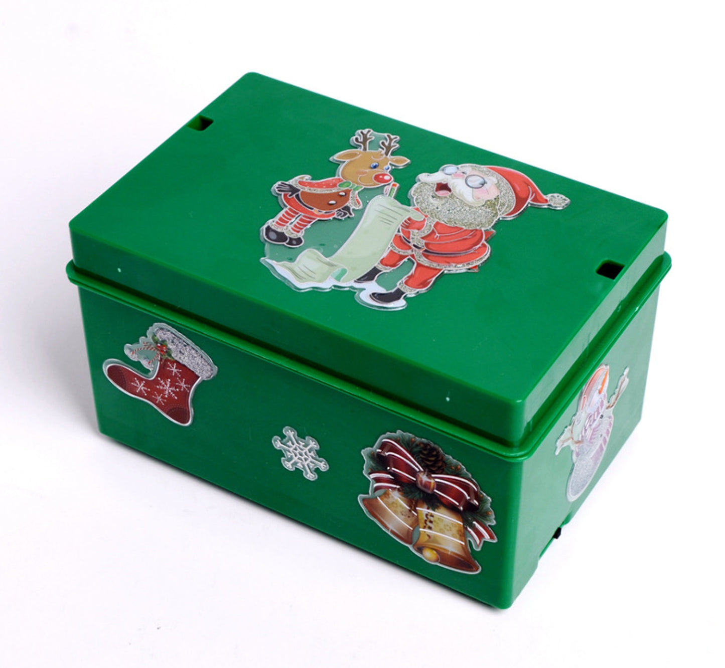 Electric Lid-Opening Christmas Musical Gift Box