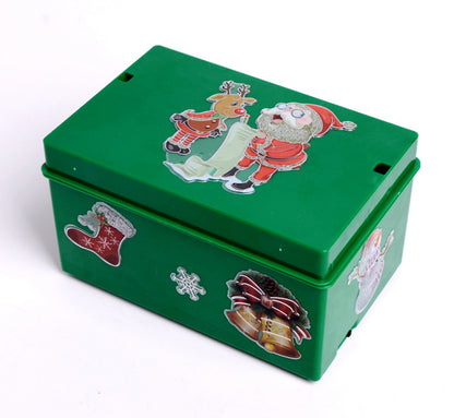 Electric Lid-Opening Christmas Musical Gift Box