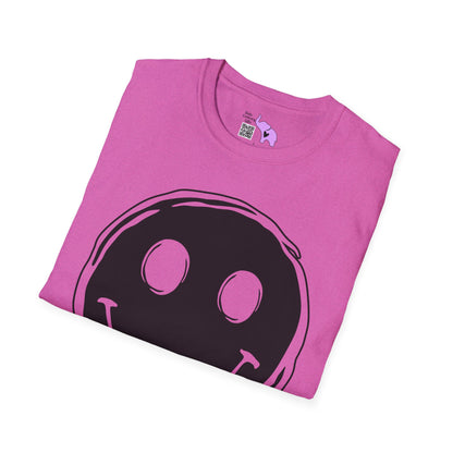 Melty Smiley Face Adult T-shirt