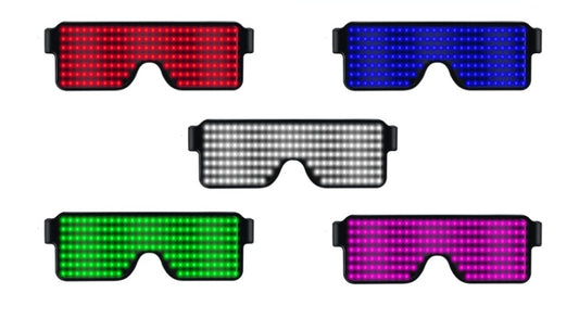 LED Luminous Display Glasses