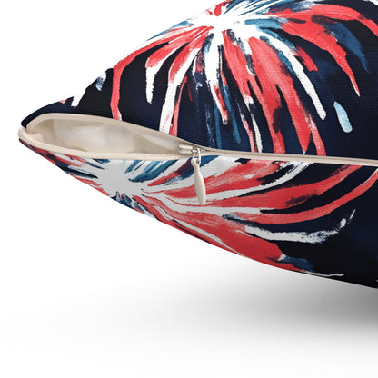 Rocket's Red Glare Throw Pillow