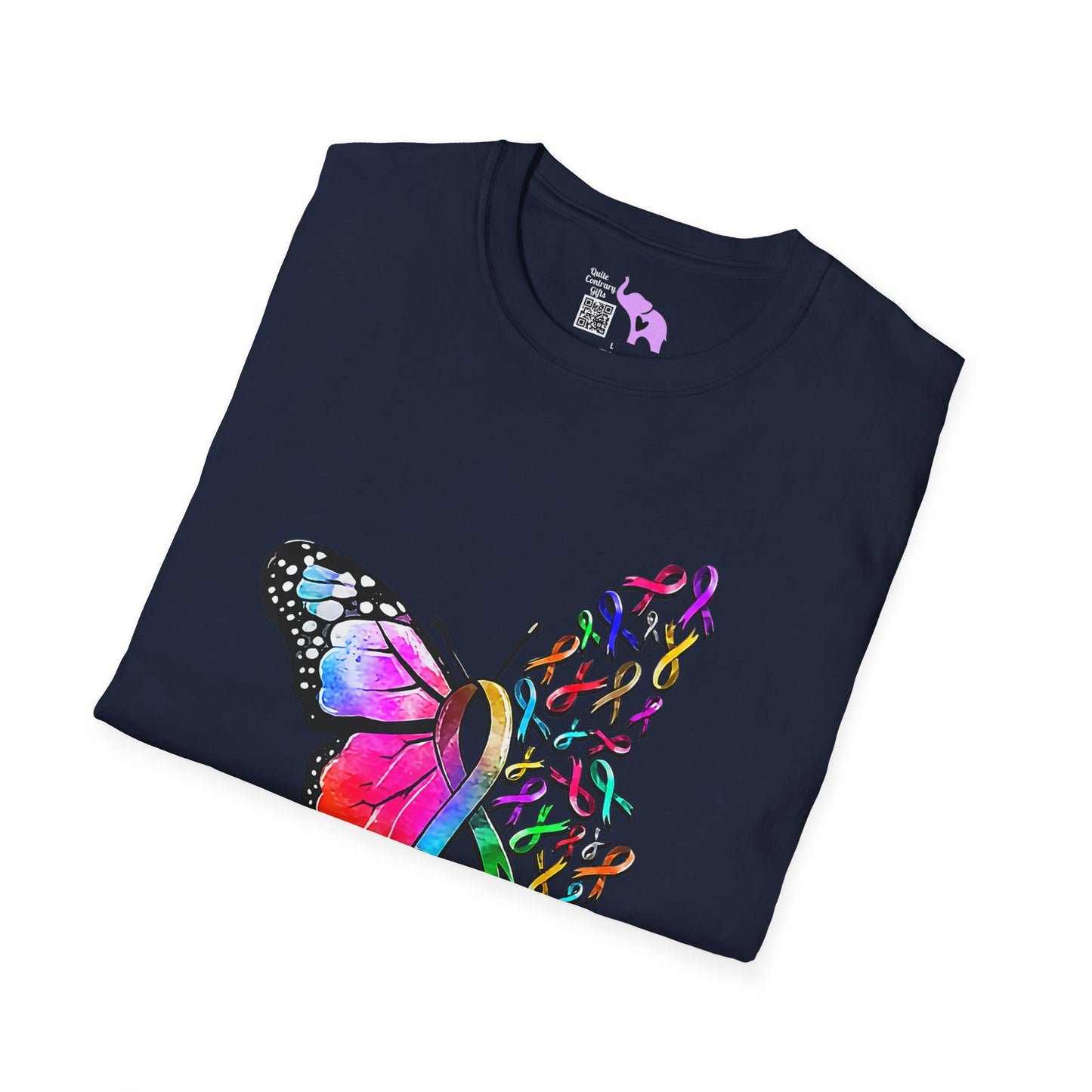 Butterfly Fight Cancer in All Colors 10 T-shirt