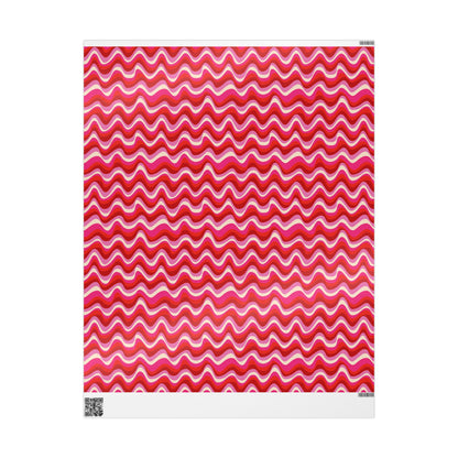 Blush Frequency Wrapping Paper
