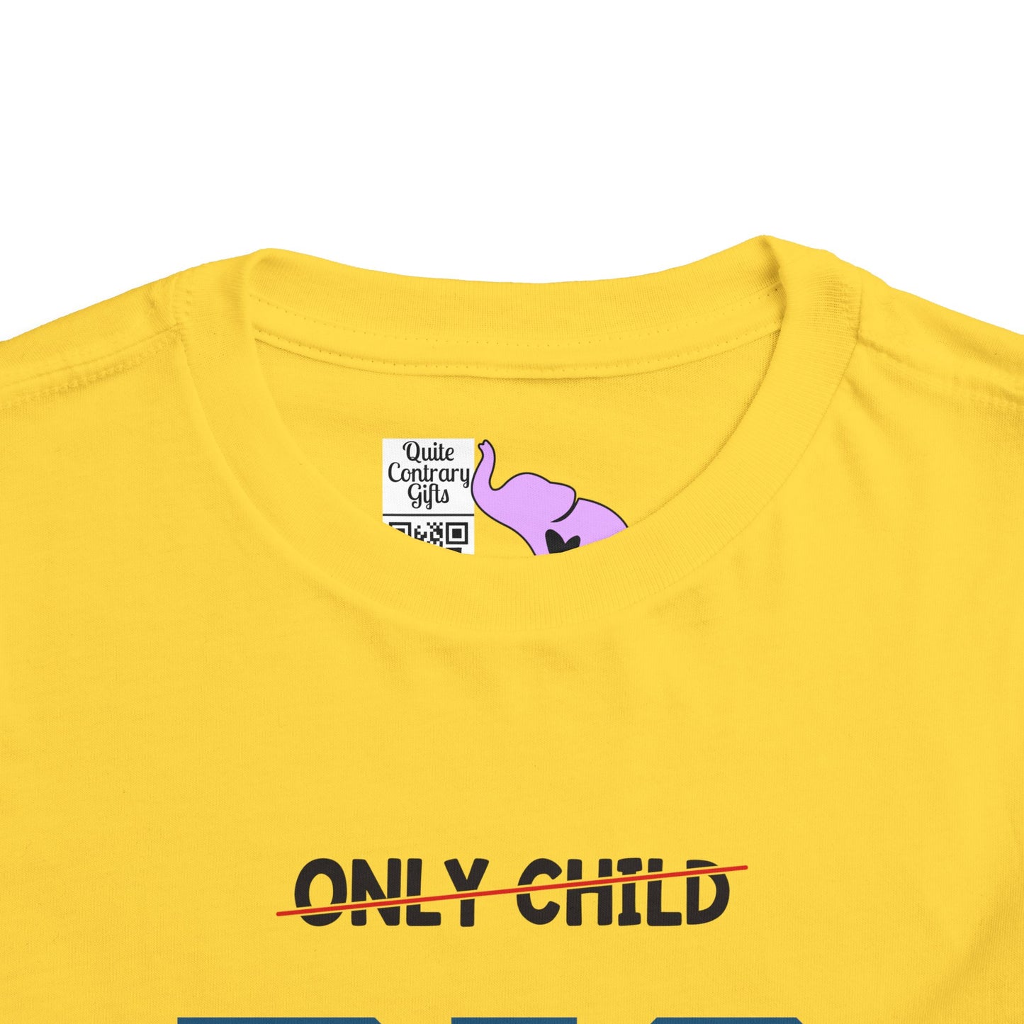 Promoted to Big Brother from Only Child Toddler Tee