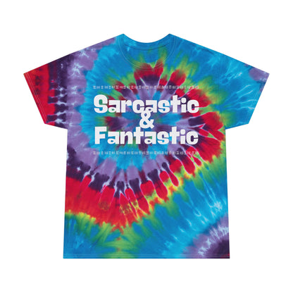 Sarcastic & Fantastic Spiral Tie-Dye Adult Tee