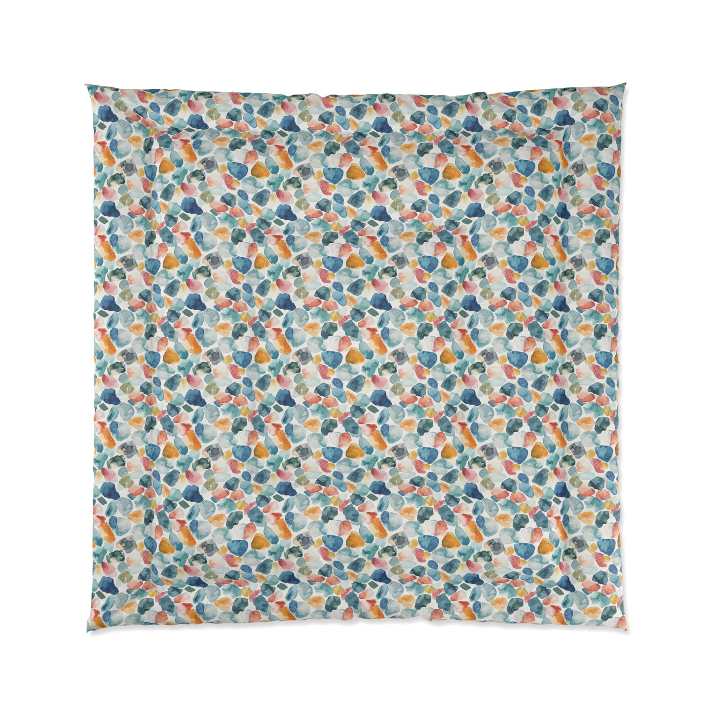 Watercolor Pebble Terrazzo Comforter