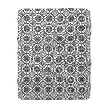 Ornamental Symmetry Fleece Blanket