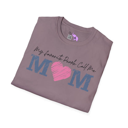 My Favorite People Call Me Mom Adult T-shirt