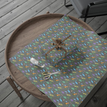 Prehistoric Playtime Wrapping Paper