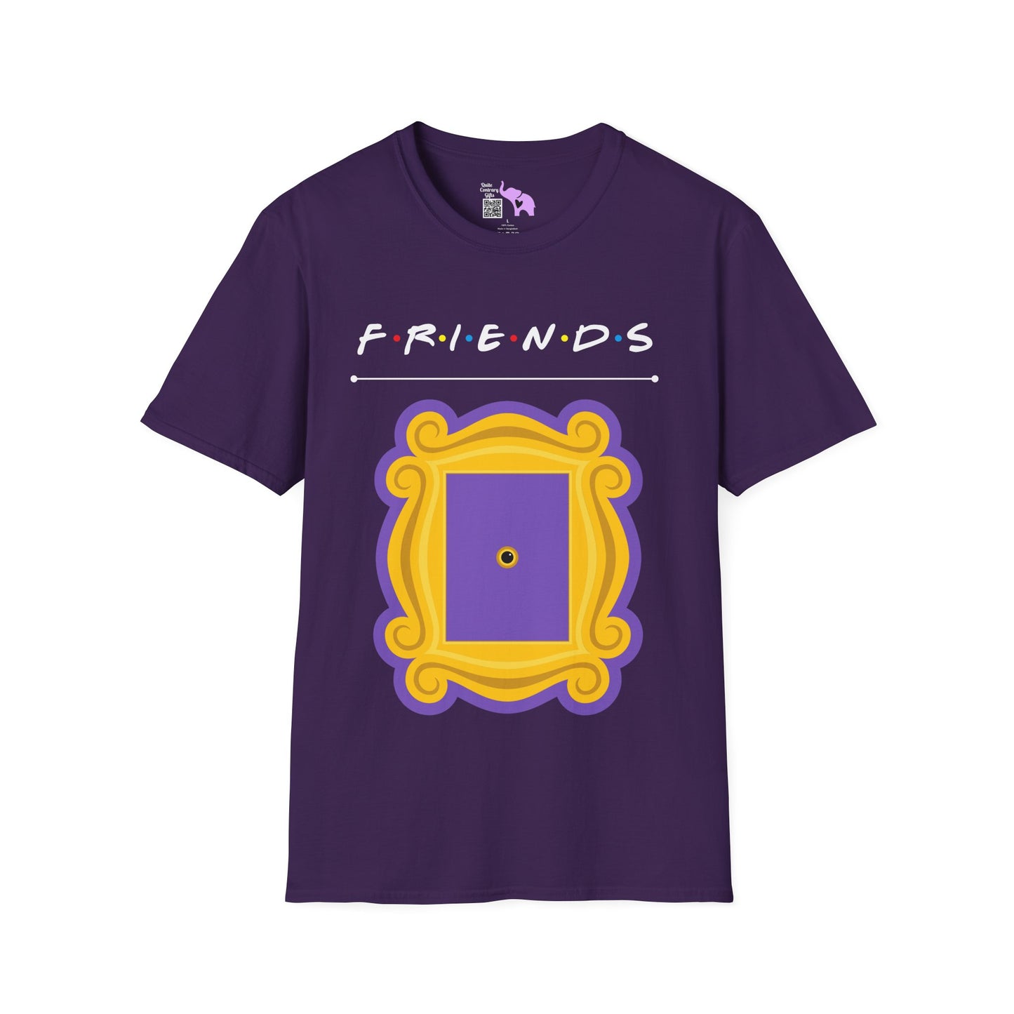 Friends; Peephole Adult T-shirt