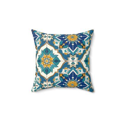 Mediterranean Lace Throw Pillow