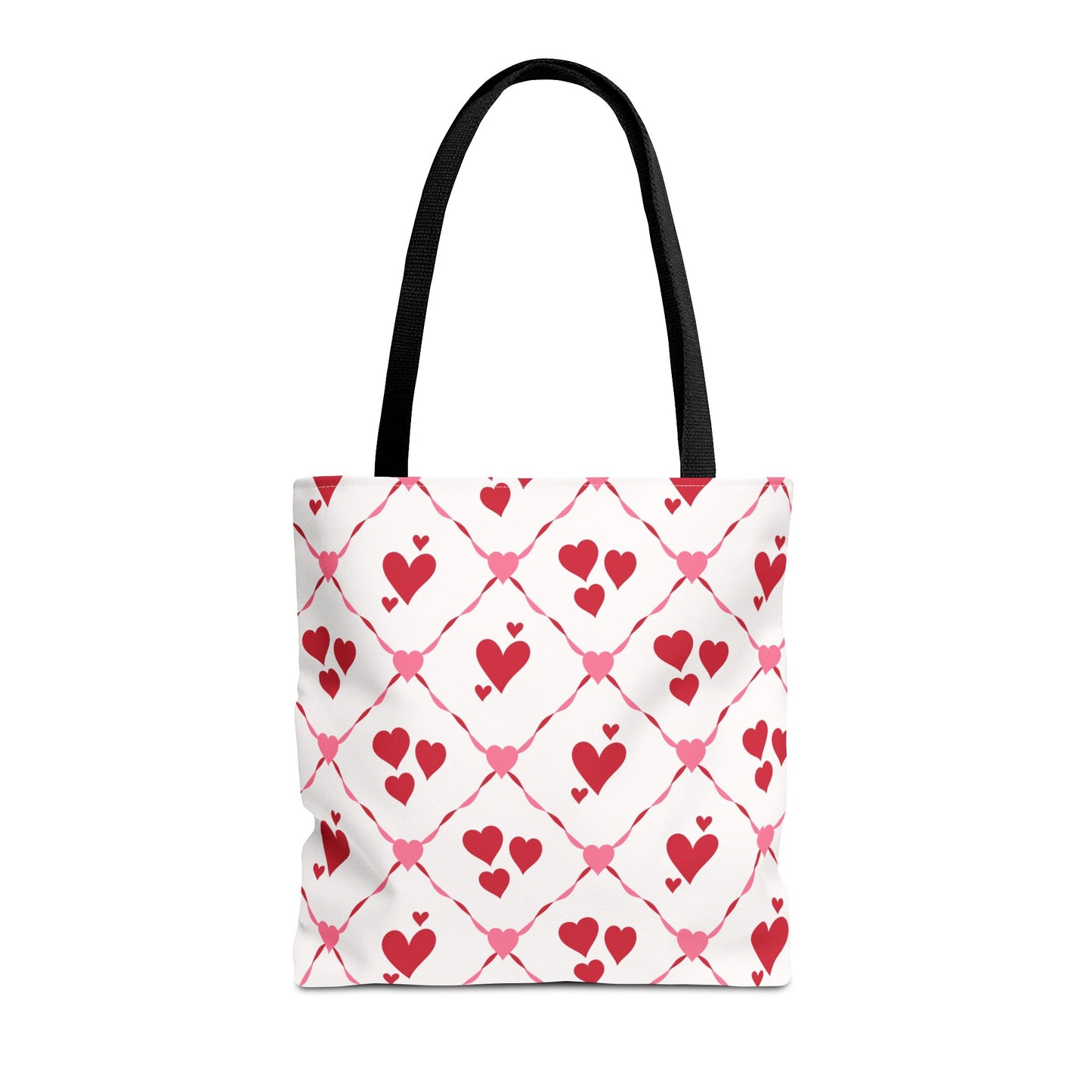 Cupid’s Lattice Canvas Tote Bag