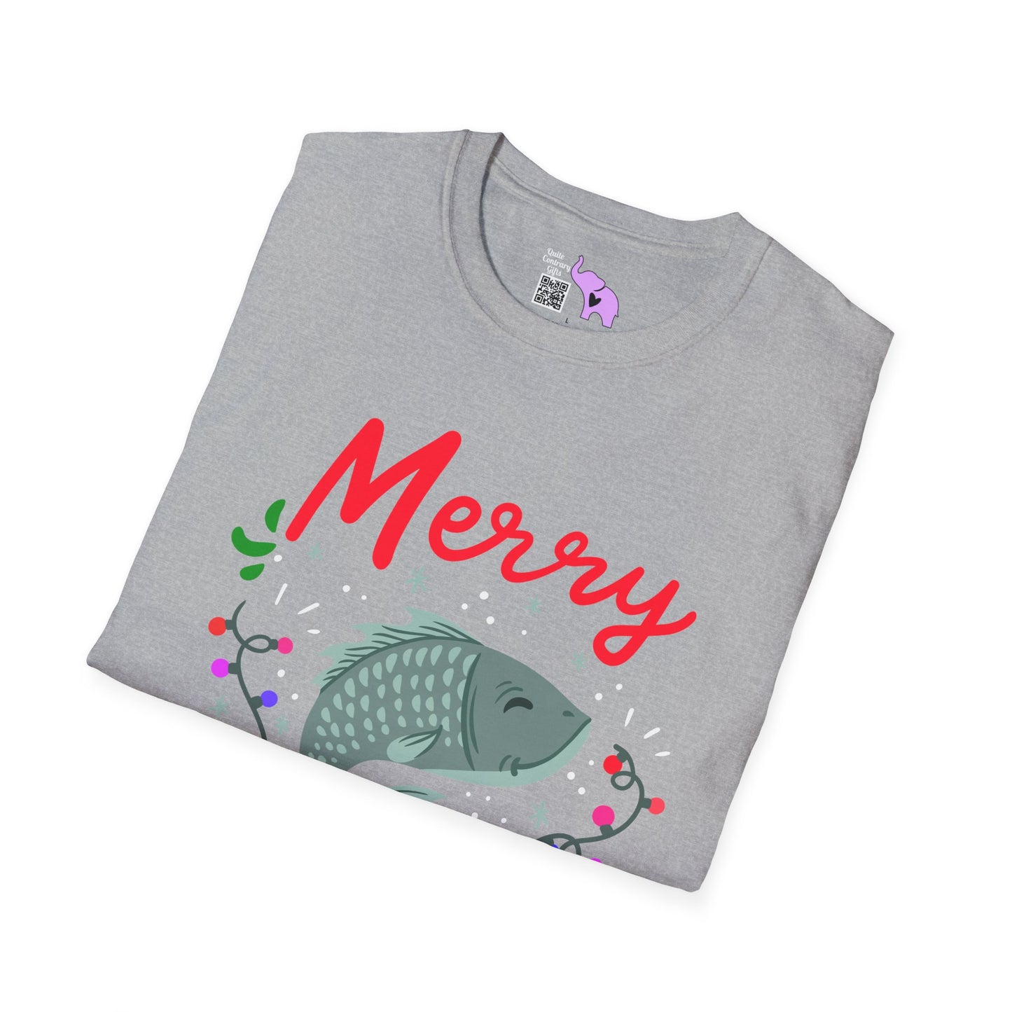 Merry Fishmas (Fish) Adult T-shirt