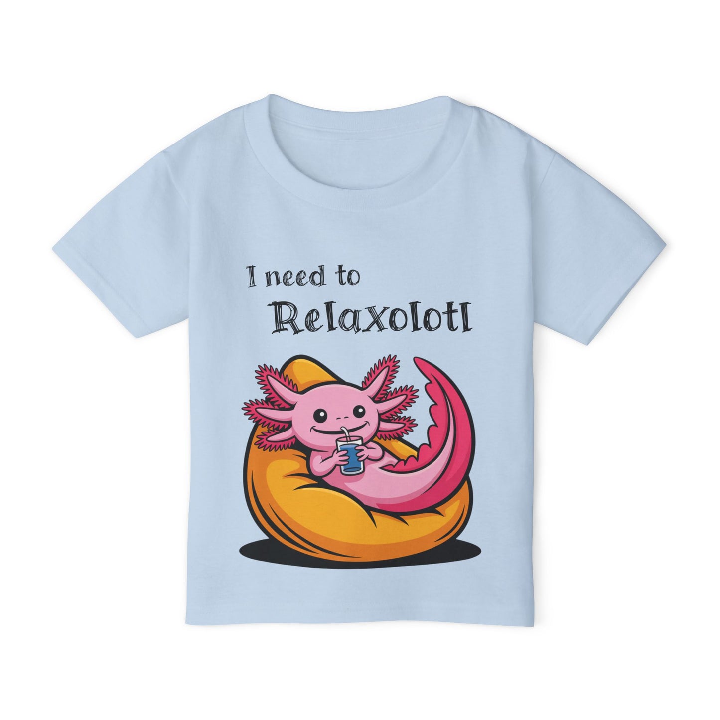 I Need to Relaxolotl Heavy Cotton™ Toddler T-shirt