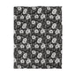 Black & White Daisies Microfiber Duvet Cover