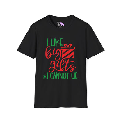 I Like Big Gifts & I Cannot Lie Adult T-shirt