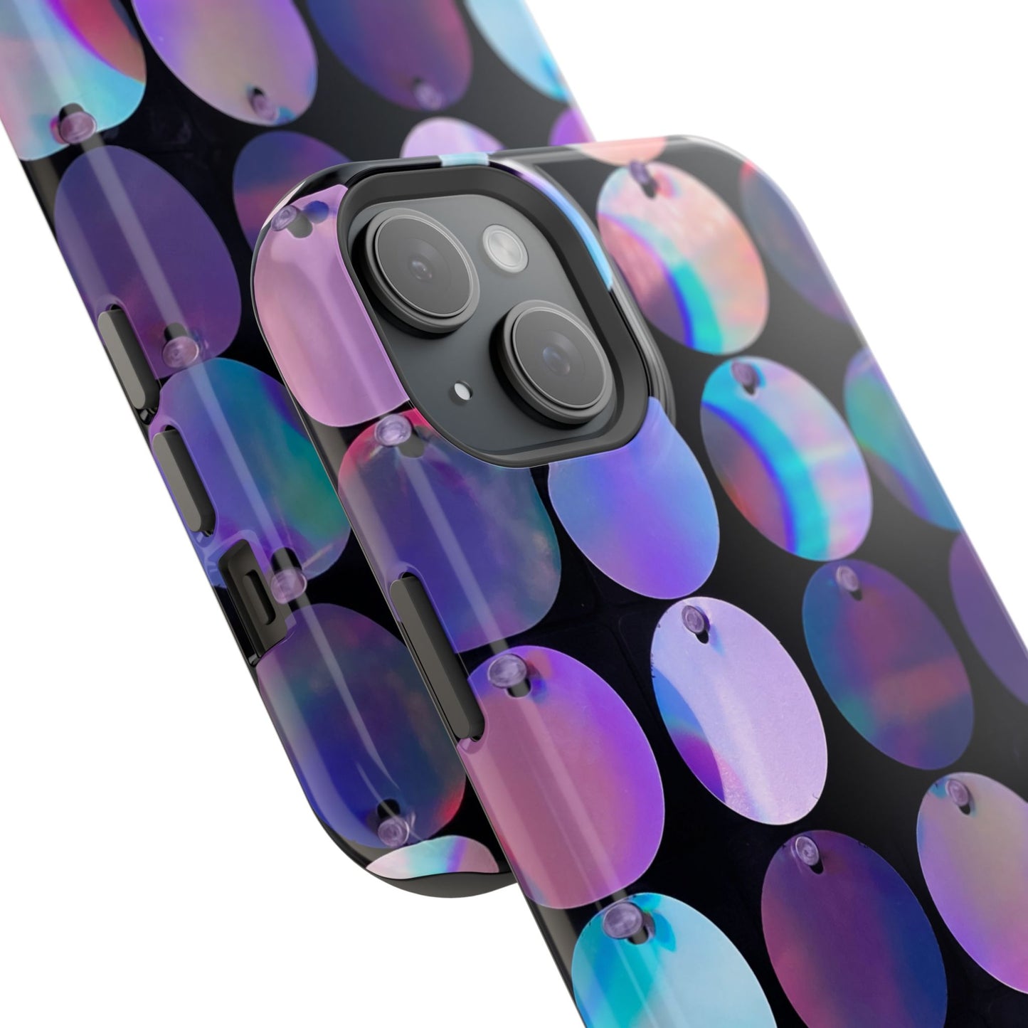 Opal Glow Sequins MagSafe® Compatible Tough Case for iPhone