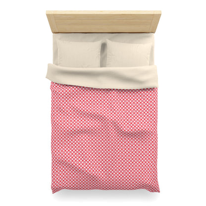Scarlet Star Garden Microfiber Duvet Cover