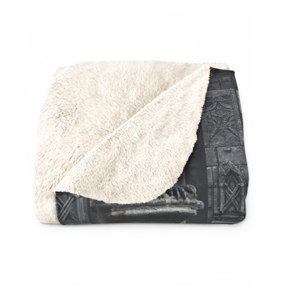 Gargoyle Vigil Fleece Blanket