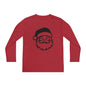 Santa Face Youth Long Sleeve Tee