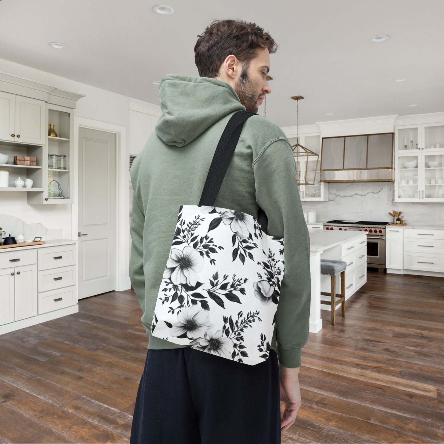 Garden Sketch Canvas Tote Bag