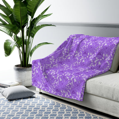Lavender Peony Symphony Basic Bedding Set