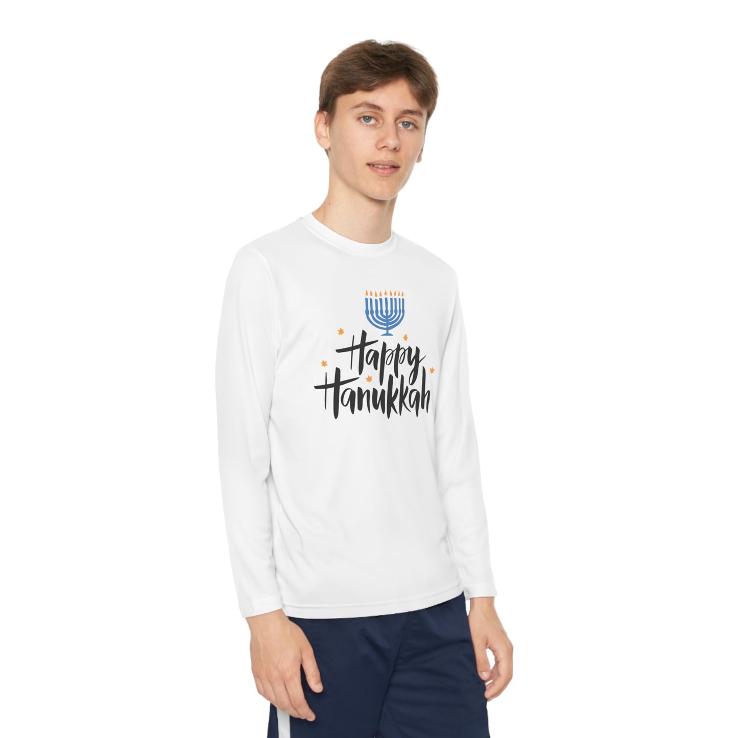 Happy Hanukkah 6 Youth Long Sleeve Tee