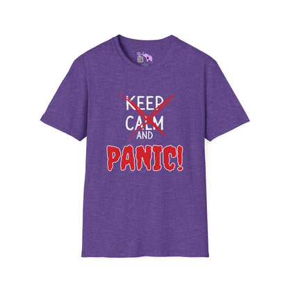 Keep Calm and Panic Adult T-shirt