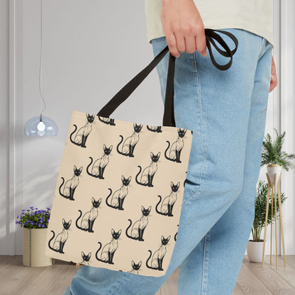 Siamese Charm – Sandy Dune Canvas Tote Bag