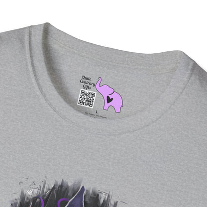 Halloween Stitch w/Purple Cauldron Adult T-shirt