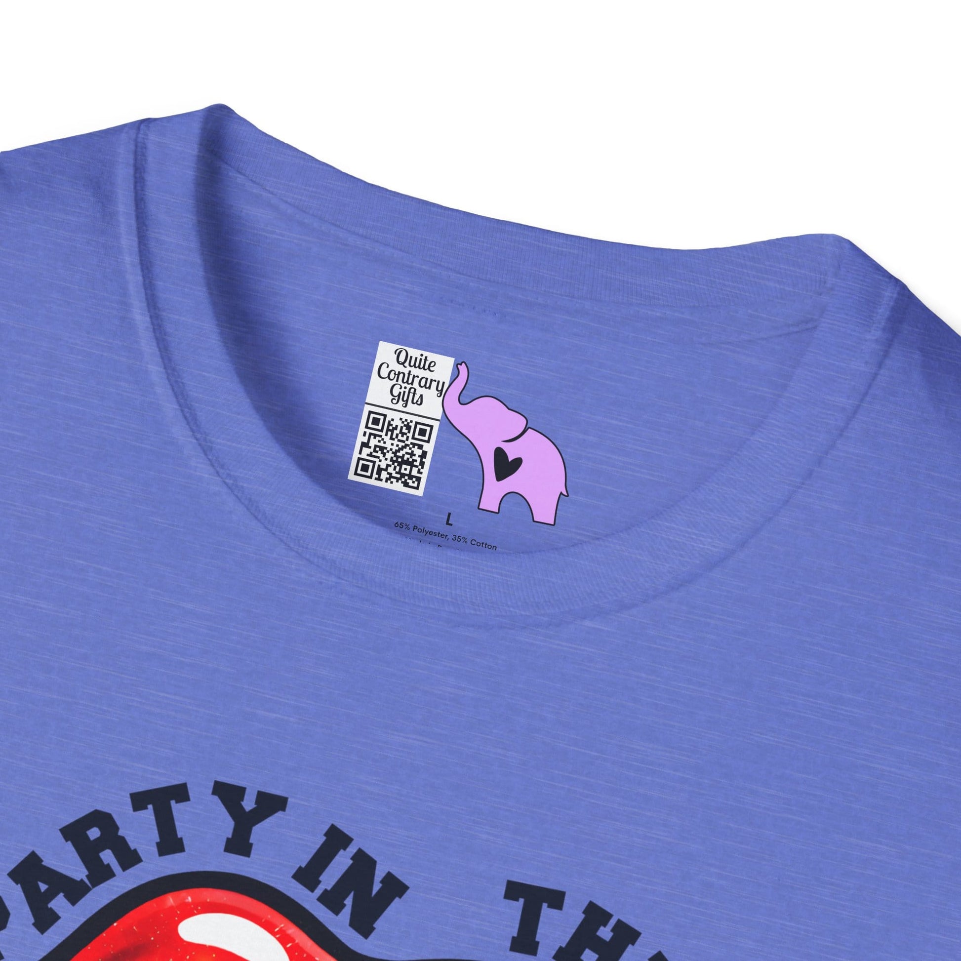 Party in the USA (Tongue) Adult T-shirt