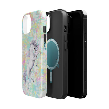 Pastel Pegasus MagSafe® Compatible Tough Case for iPhone