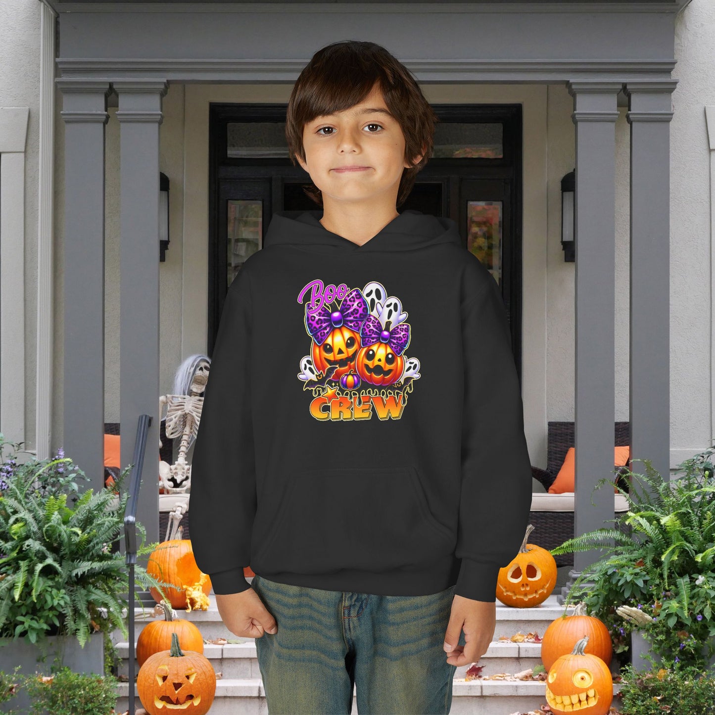 Boo Crew Youth Heavy Blend Hoodie