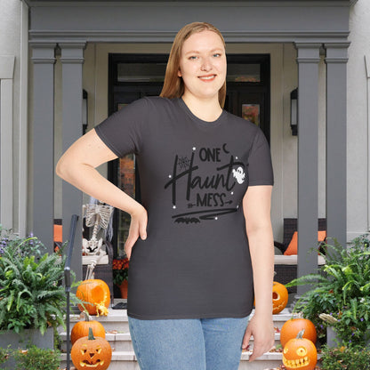 One Haunt Mess Adult T-shirt