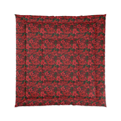 Crimson Noel Garden Comforter