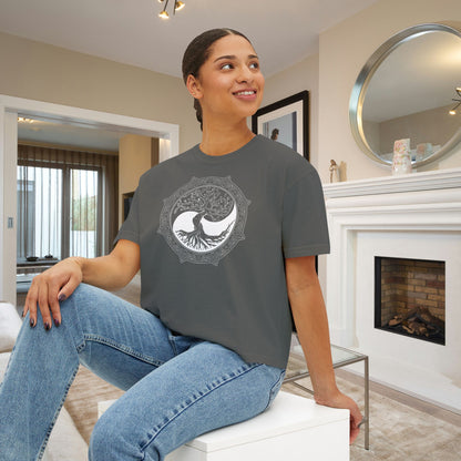 Tree of Life Yin Yang 6 Women's Boxy Tee